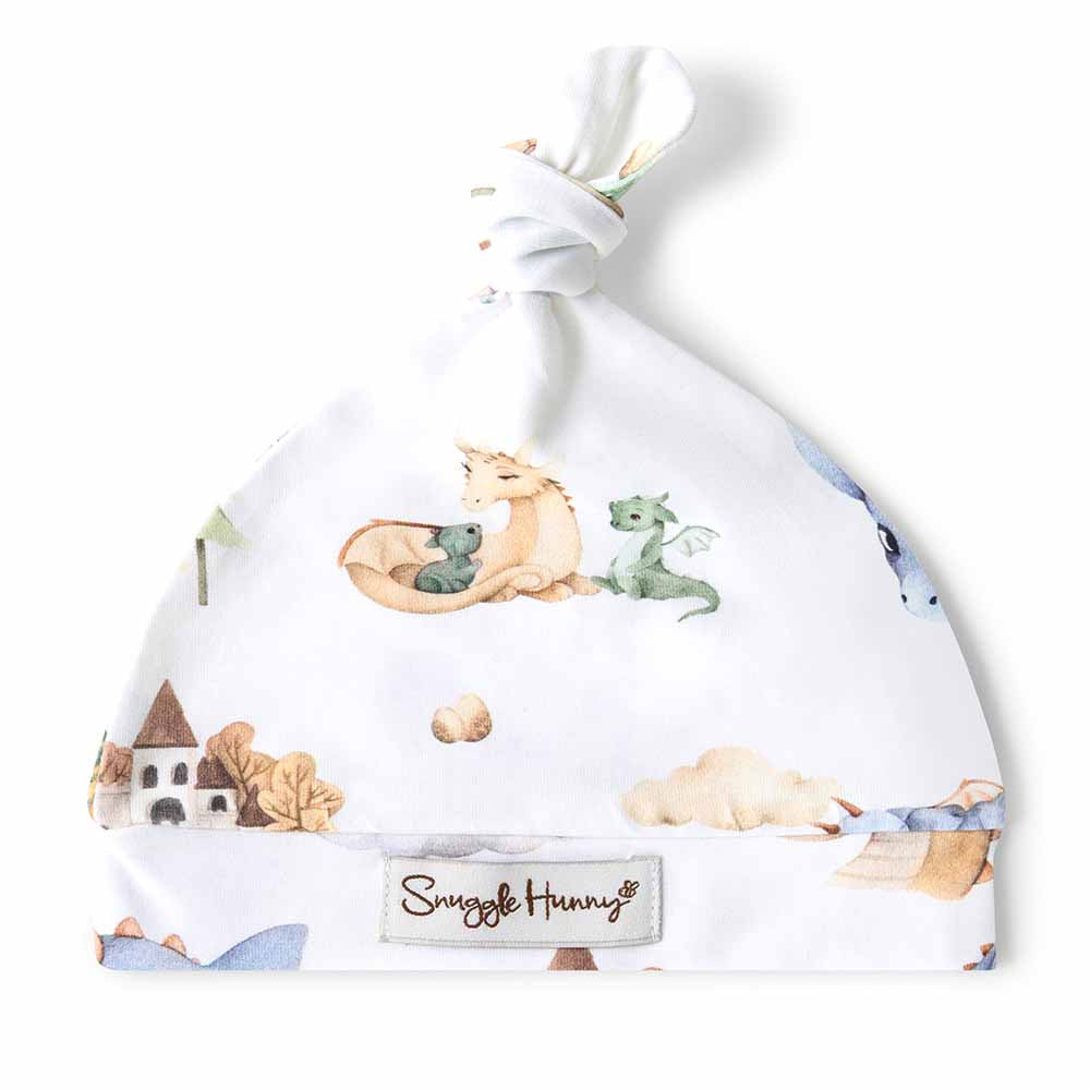LIMITED EDITION Year of the Dragon Set - Organic Muslin Wrap, Beanie, Milestone Cards