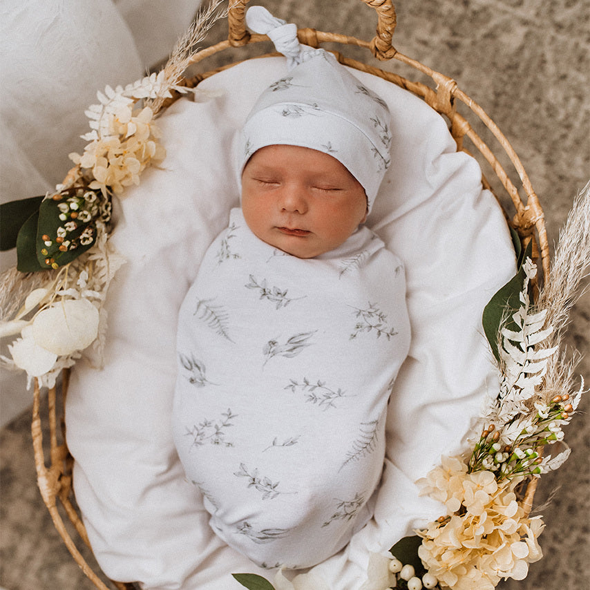 Snuggle Swaddle & Beanie Set