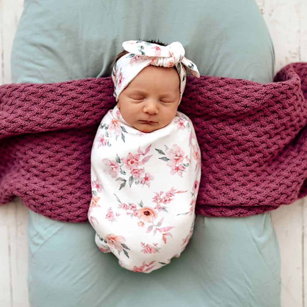 Snuggle Swaddle & TopKnot set