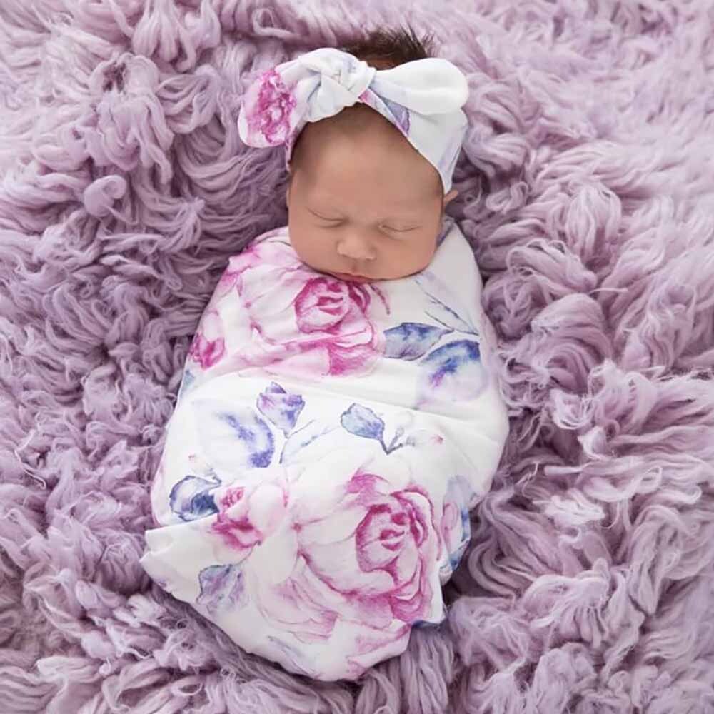 Snuggle Swaddle & TopKnot set