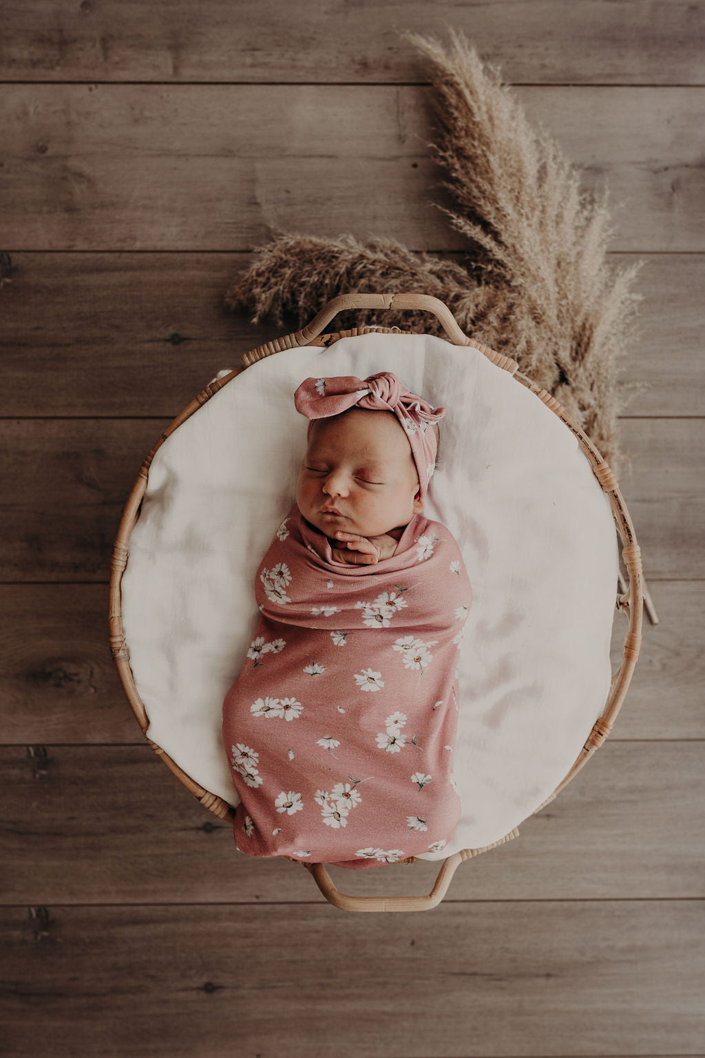 Snuggle Swaddle & TopKnot set