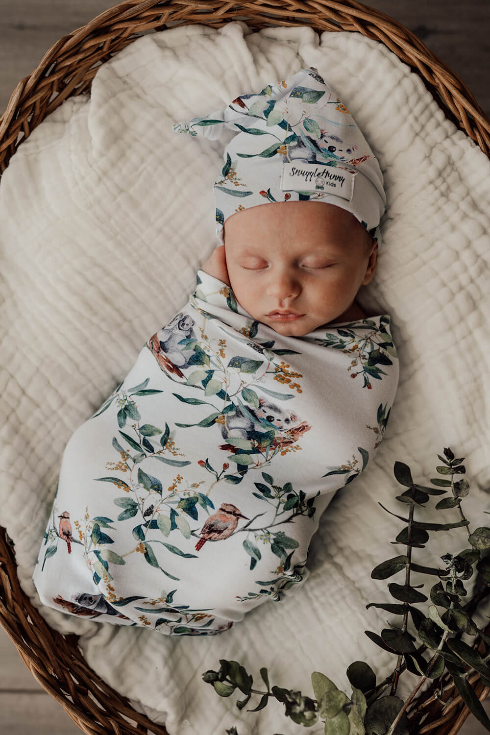 Snuggle Swaddle & Beanie Set