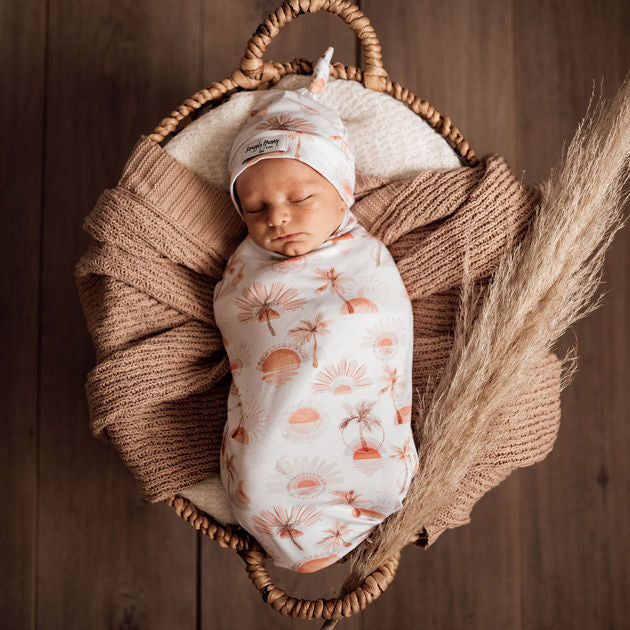 Snuggle Swaddle & Beanie Set