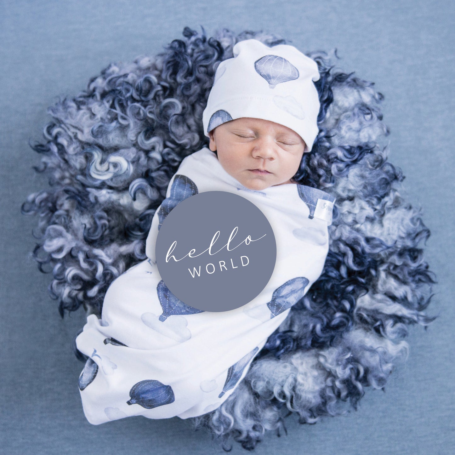 Snuggle Swaddle & Beanie Set