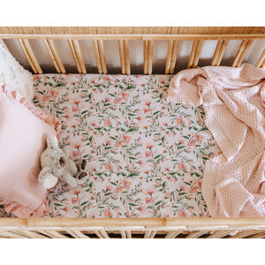 Fitted Cot Sheet - Print