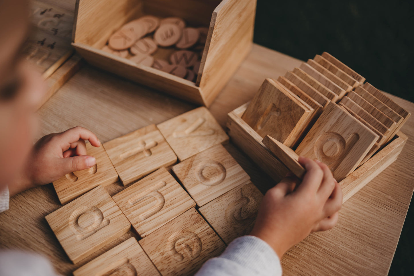 Lowercase Letters Spelling Tiles