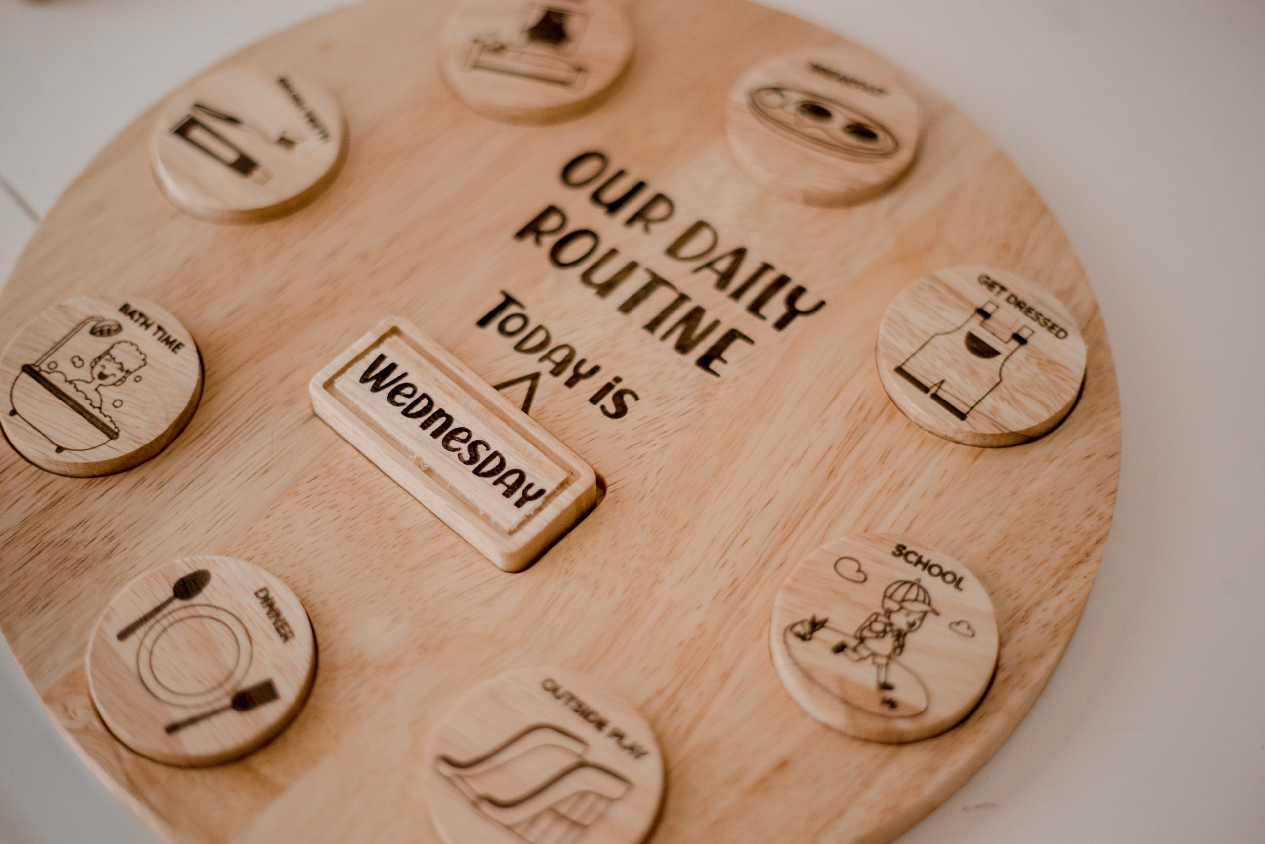 Daily Routine Circle – Happy Haven